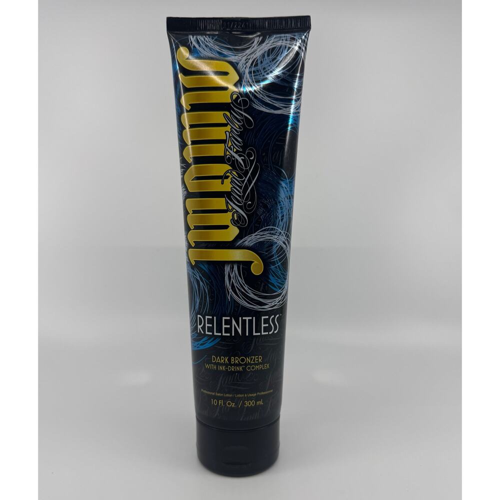 JWoww Relentless Dark Bronzer tanning lotion 10 oz